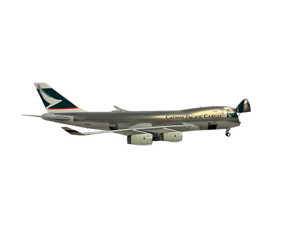 1/200 JC Wings (SA2003C) Boeing B747-400F (B-HUP)  Cathay Pacific Cargo Interactive Polished Aluminum Livery (Limited Edition)