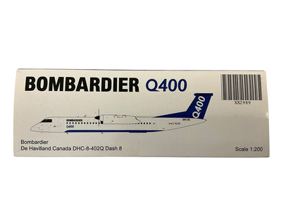 1/200 JC Wings (XX2989) Bombardier Q400 (DeHaviland Canada DHC-8-402Q Dash 8) C-GLOZ Bombardier (Limited Edition) 2018 Release