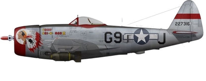 1/48 Armour/Franklin Mint (98144) Republic P47D Thunderbolt (227316) "CHIEF-SKI-U-MAH II" flown by Lt. D.E. Buholz "Chief of the Sioux" 509FS 405FG U.S.A.A.F. (Limited Edition)