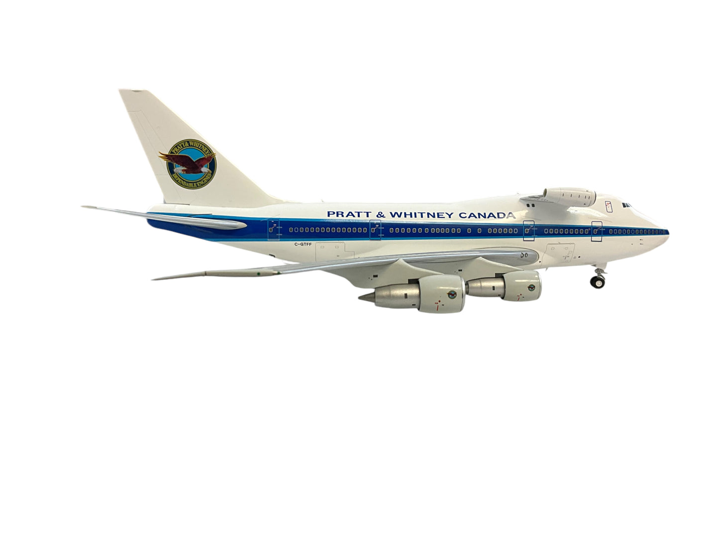 1/200 JC Wings (JCXX20286) Boeing B747SP (C-GTFF) P)ratt & Whitney Canada Engine Test Aircraft (Limited Edition)