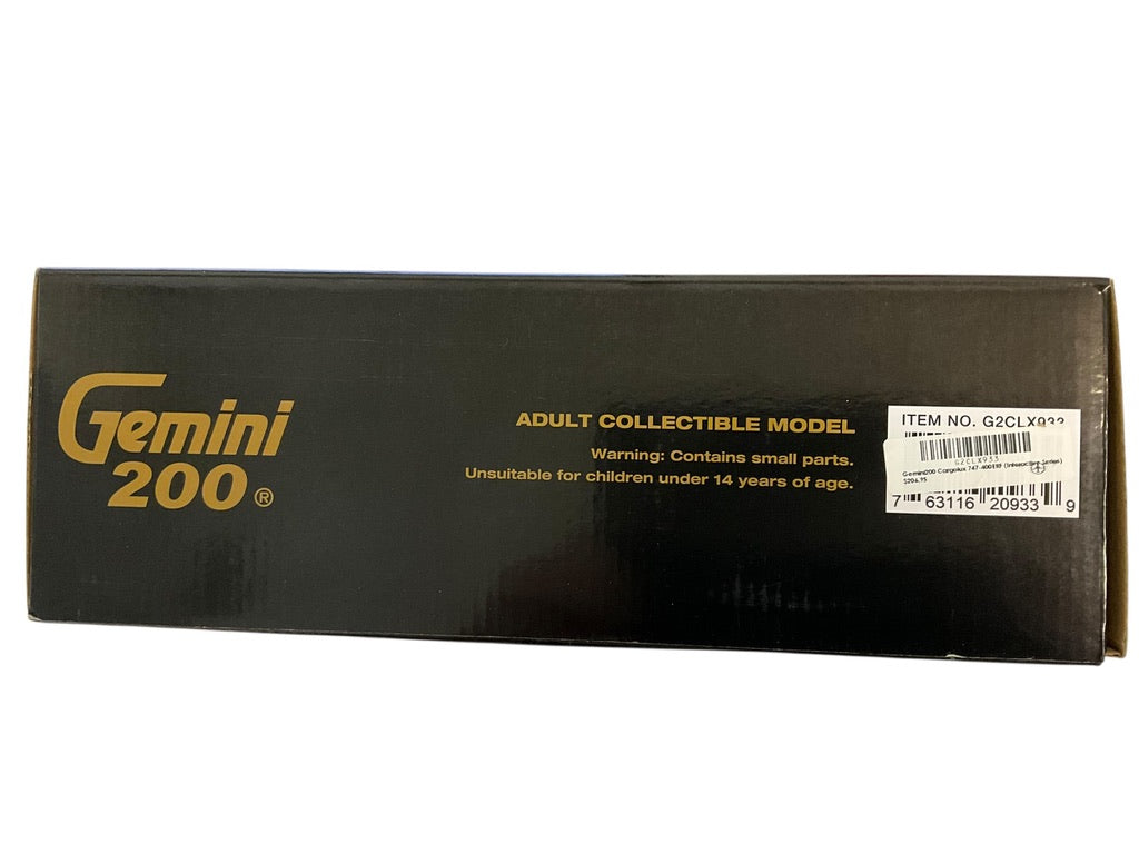 1/200 Gemini200 (G2CLX933) Boeing B747-400ERF (LX-LCL) "Interactive Series" Cargolux (Limited Edition) 2021 Release