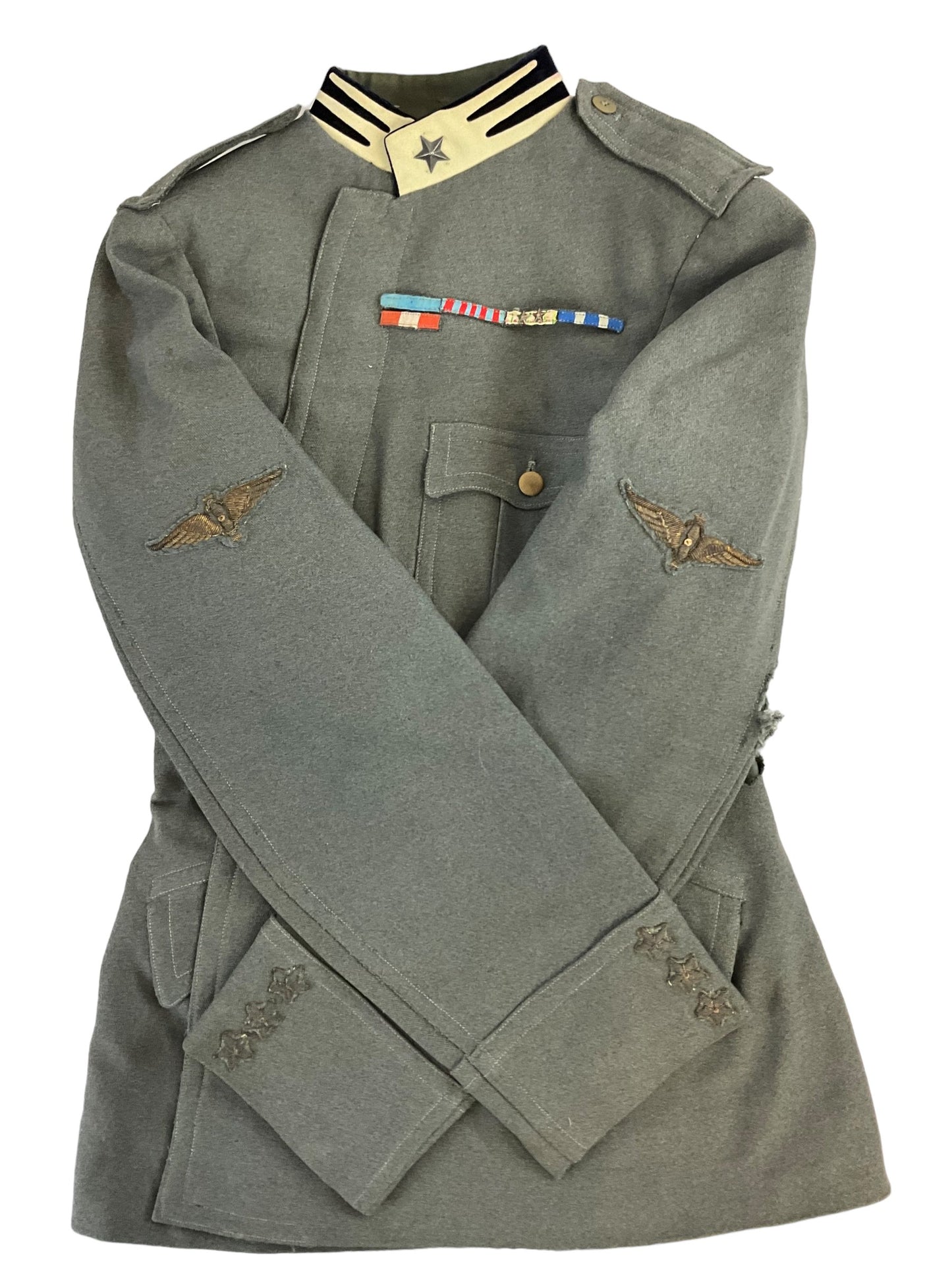 WW1 Italian Italy Army Air Force Field Grey Officers Tunic Jacket Uniform with Observers Wing