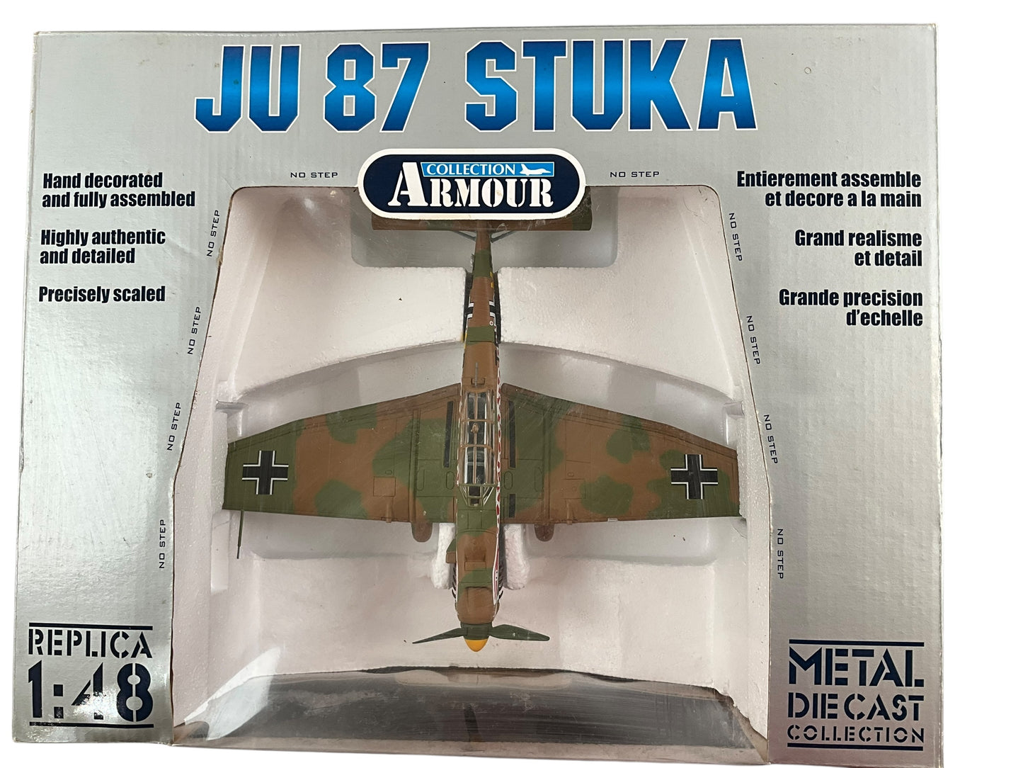 1/48 Armour/Franklin Mint (98133) Junkers JU87 Stuka B2 (T6+MP) Tan & Green Camo w/Desert Snake Livery 6./STG2 Reichs Luftwaffe (Limited Edition)