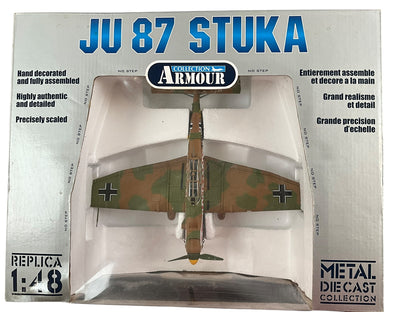1/48 Armour/Franklin Mint (98133) Junkers JU87 Stuka B2 (T6+MP) Tan & Green Camo w/Desert Snake Livery 6./STG2 Reichs Luftwaffe (Limited Edition)
