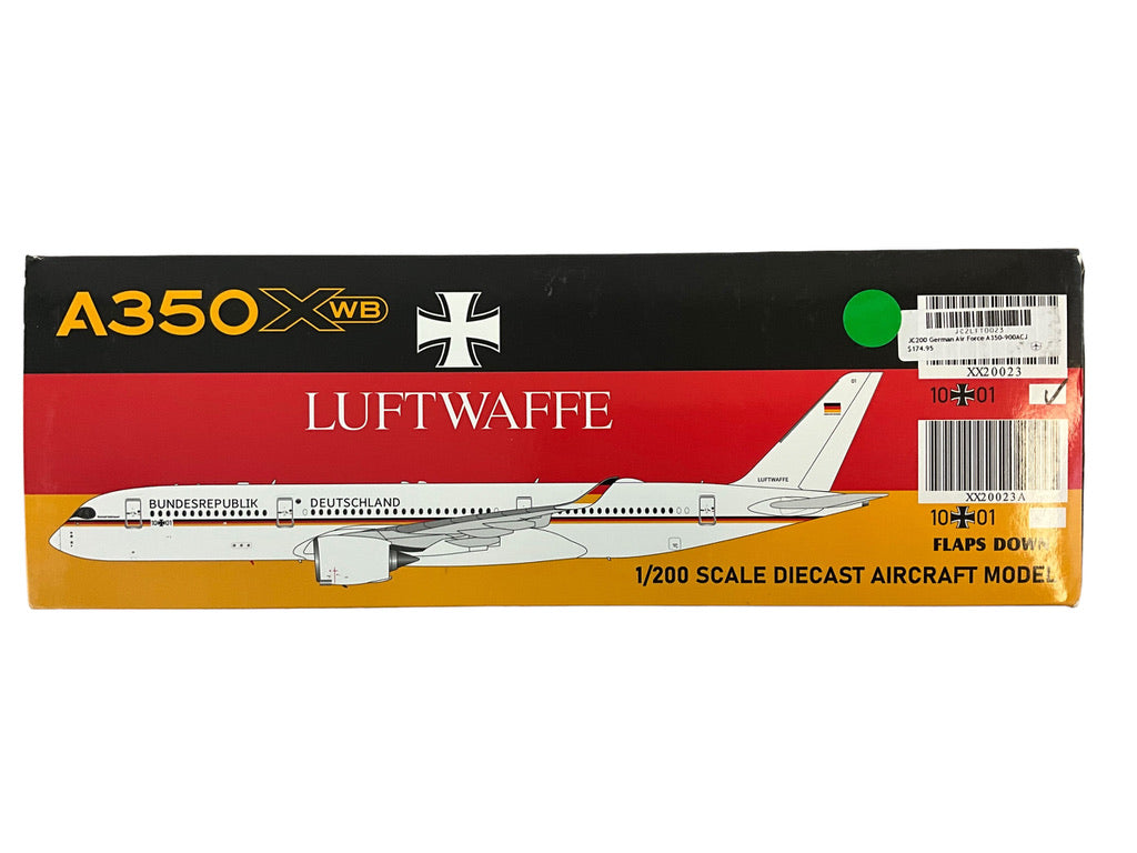 1/200 JC-Wings (JC20023) Airbus A350-900 (10-01) Deutche Bundes Luftwaffe (Limited Edition)