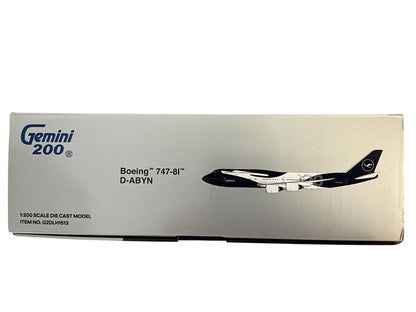 1/200 Gemini200 (G2DLH1513) Boeing B747-8I (D-ABYN) "Nedersachsen" 100 Year Anniversary Livery, Lufthansa (Limited Edition) 2026 Release