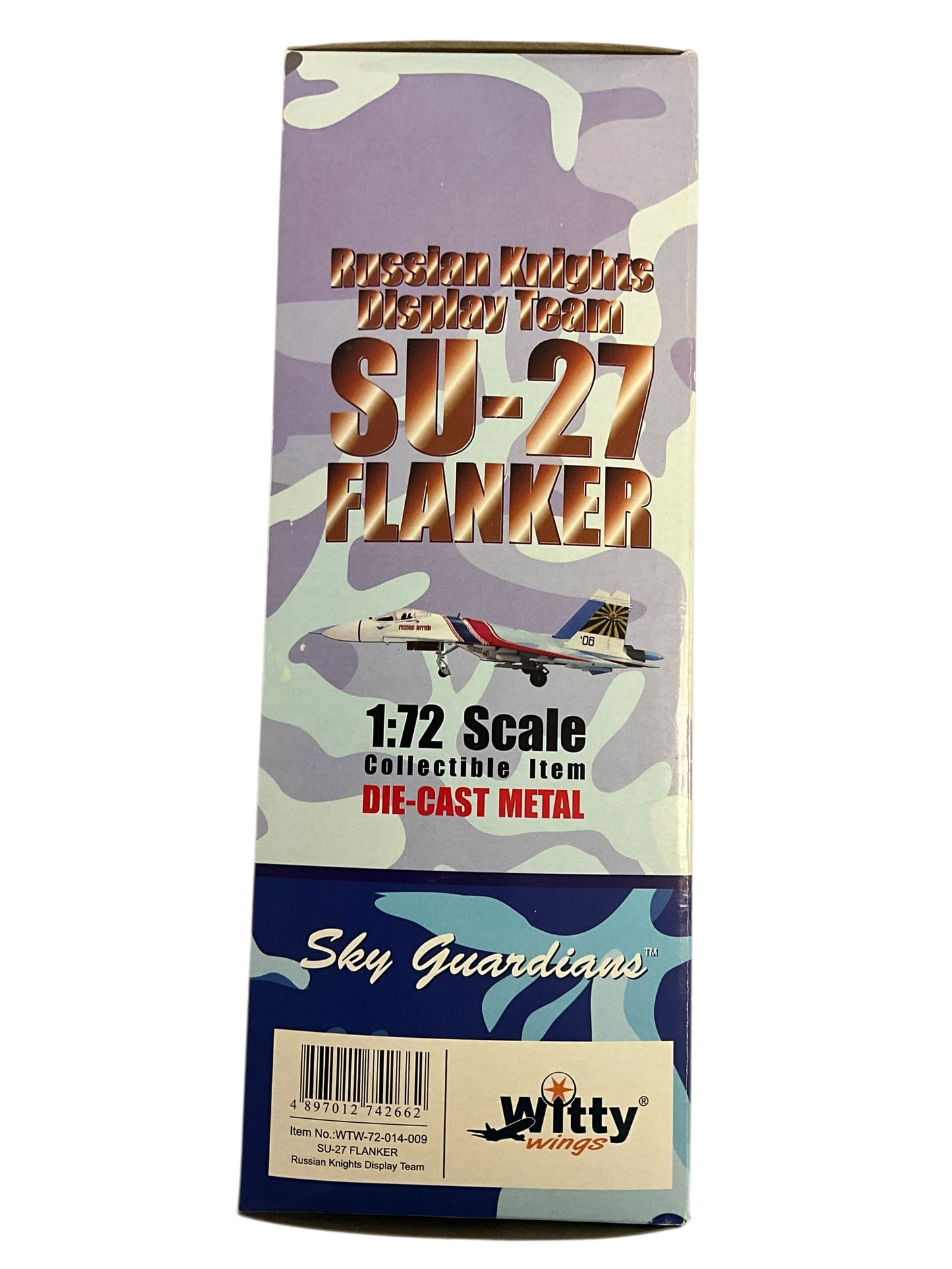 1/72 (Witty Wings) Sky Guardians (WTW-72-014-009) Sukhoi SU27 Flanker-B (Blue 06) "Russian Knights Display Team" Russian Air Force (Limited Edition) 2009 Release