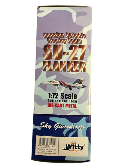 1/72 (Witty Wings) Sky Guardians (WTW-72-014-009) Sukhoi SU27 Flanker-B (Blue 06) "Russian Knights Display Team" Russian Air Force (Limited Edition) 2009 Release