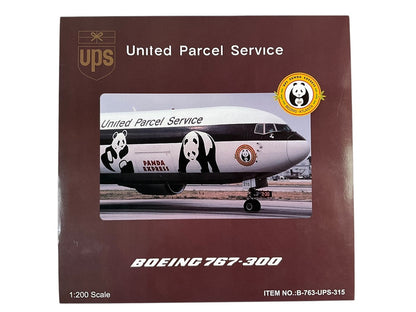 1/200 (Inflight200) B Models (B-763-UPS-315) Boeing B767-300ERF (N315UP) "Panda Express" Bejing-Atlanta UPS (Limited Edition) 2025 Release