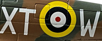 1/72 Corgi (49004) Supermarine Spitfire Mk.1 (R6835 / XT-W) flown by Flg.Off. Brian Carbury (N.Z. Ace 15+1/2 Kills) No.603 Sqdn. R.A.F. (Limited Edition) 2000 Release