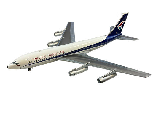 1/200 AeroClassics (WM-PWA-0113) Boeing B707-138BN (C-FPWV) PWA 2nd Livery (Blue Tail) Pacific Western Airlines (Limited Edition)