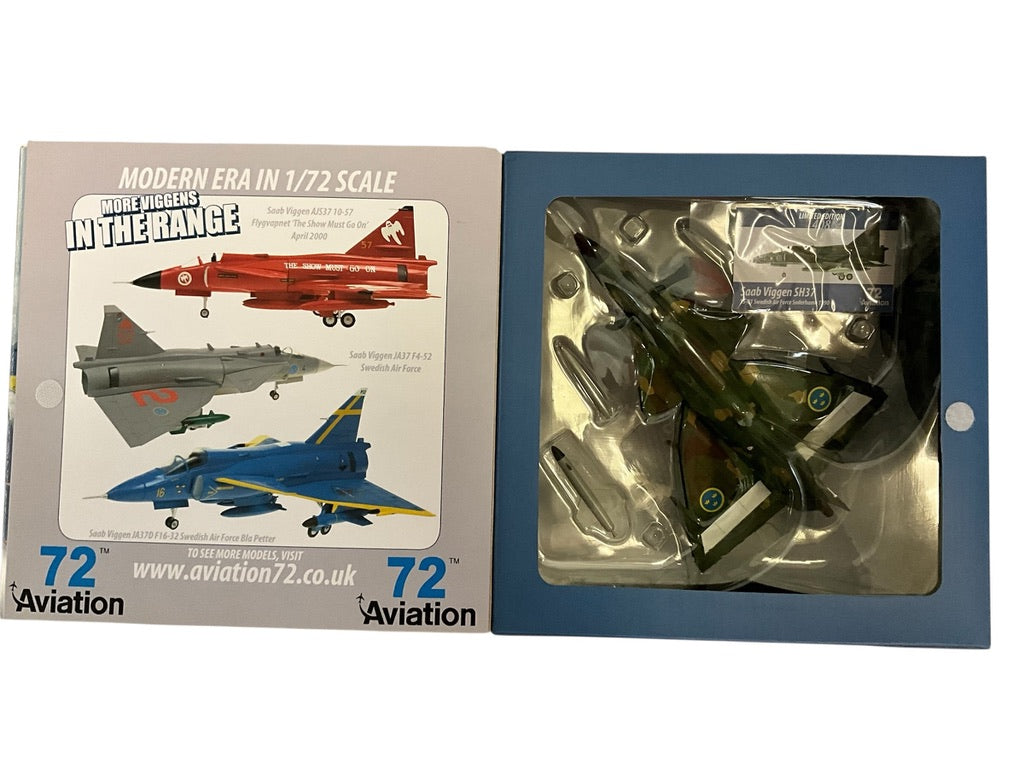 1/72 Aviation72 (AV72-42005) Saab SH37 Viggen (15-81) Soderhamn 1990 Swedish Air Force (Limited Edition of Only 408) 2016 Release