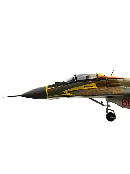 1/48 Franklin Mint/Armour (B11B605) Mig29A Fulcrum (604) DDR "Last Flight" GDR JG 3 Mig-29 Fulcrum, Pilot: Wladimir Komaroff, Luftstreitkräfte der Nationalen Volksarmee [LSK], East German Air Force (Limited Edition)