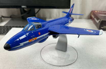 1/72 Corgi (AA32701) Hawker Hunter F Mk.6 flown by S/L Brian Mercer of the "Blue Diamonds" at  Leconfield, Lincolnshire 1961-62, 92 Sqdn R.A.F. (Limited Edition #2081 of Only 4000)