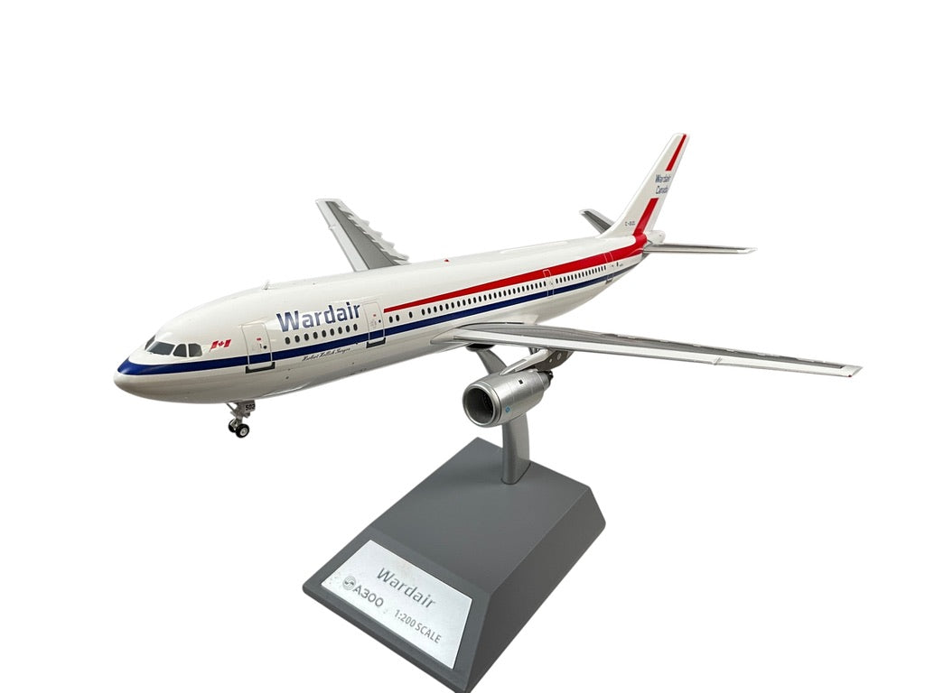 1/200 Inflight200 (IF300WD0225) Airbus A300B4-203 (C-GIZL) "Herbert Kollich Kenyon", with Painted "Grey" Belly, Wardair Canada (Limited Edition of Only 144)