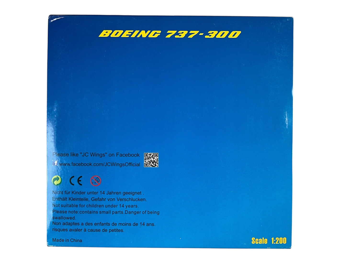 1/200 JC Wings (XX2691) Boeing B737-300W (UR-GAH) Ukraine International Airlines (Limited Edition)