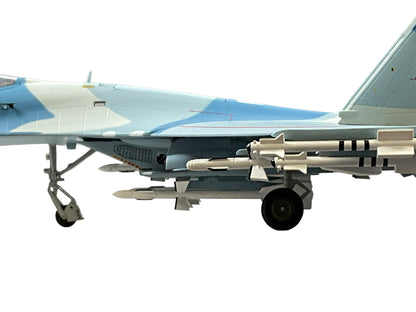 1/72 (Witty Wings) Sky Guardians (WTW-72-014-007) Sukhoi SU27 Flanker-B (Blue 38) "Evil Eye" 3-Tone Blue Splinter Pattern Camo, Russian Air Force (Limited Edition)
