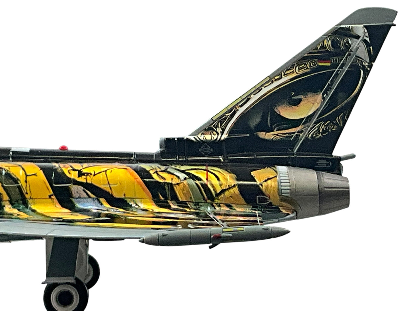 1/72 HobbyMaster (HA6631) EuroFighter EF2000 Typhoon-S (30+74) "Castle Tiger" Tactical Air Wing 74 (TaktLwG 74) "Bavarian Tigers" Deutsche Bundes Luftwaffe (Limited Edition)
