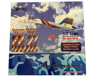 1/72 (Witty Wings) Sky Guardians (WTW-72-014-009) Sukhoi SU27 Flanker-B (Blue 06) "Russian Knights Display Team" Russian Air Force (Limited Edition) 2009 Release