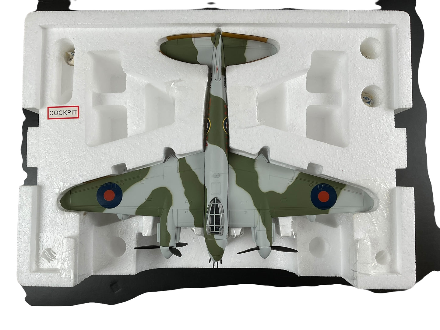 1/48 Franklin Mint/Armour (G11B641) De Haviland DH98 Mosquito Mk VI  (TH-M + NS850) "Black Rufe" as flown by Squadron Leader Robert Kipp, 418 Sqn "City of Edmonton" R.C.A.F. (Limited Edition)