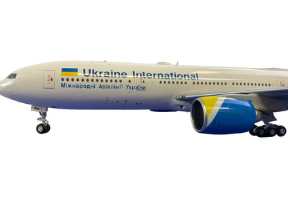 Ukrainian International Airlines Boeing 777-200ER JC Wings 1:200 Scale Die Cast Model NIB