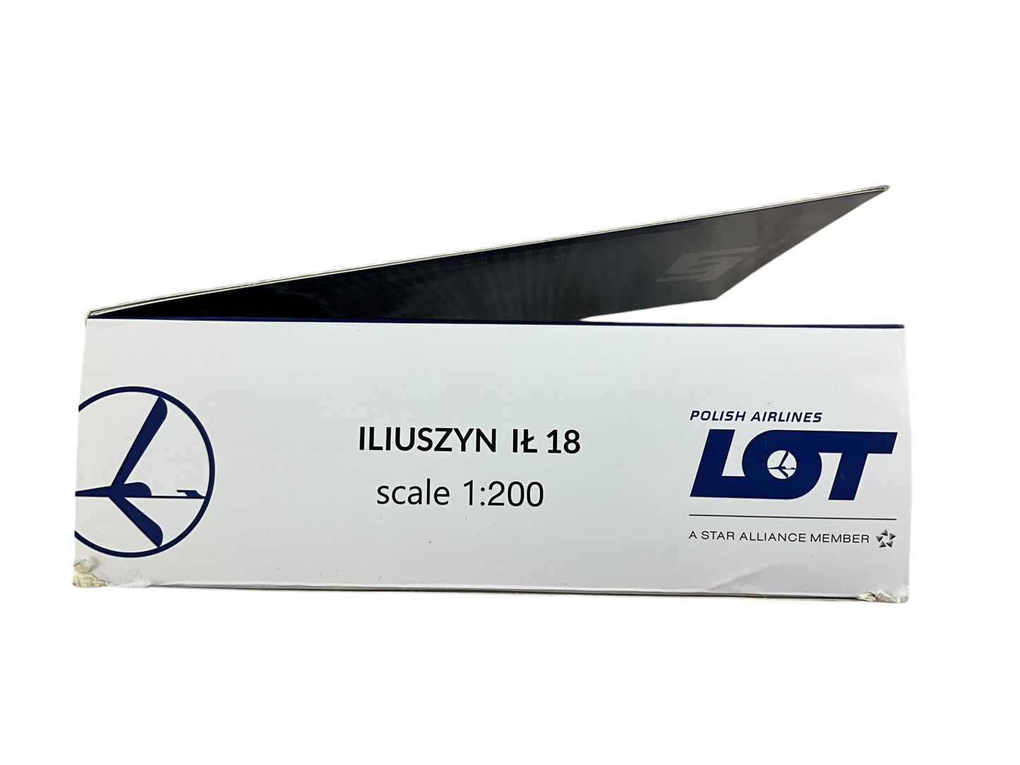 1/200 Herpa (HE572446) Iliuszyn IL18 (SP-LSF) !sr Communist Livery LOT Polish Airlines (Limited Edition)