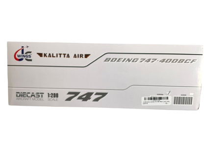 1/200 JC Wings (XX20120A) Boeing B747-400BCF (N744CK) "Flaps Down" (Not Without My Mask) "Capt.P.W. Bishop" Kalitta Air (Limited Edition) 2022 Release