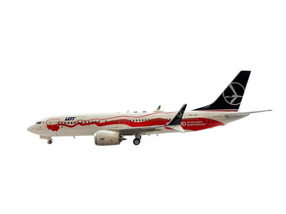 1/200 INFLIGHT200 (IF737MAXLOT02) BOEING B737MAX8 (SP-LVD) LOT POLISH AIRLINES "PROUD of POLAND'S INDEPENDENCE" Livery 2018 (LIMITED EDITION) 2024 Release