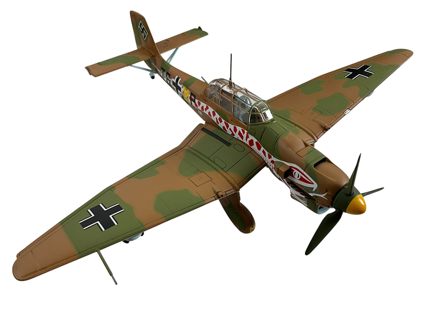 1/48 Armour/Franklin Mint (98133) Junkers JU87 Stuka B2 (T6+MP) Tan & Green Camo w/Desert Snake Livery 6./STG2 Reichs Luftwaffe (Limited Edition)