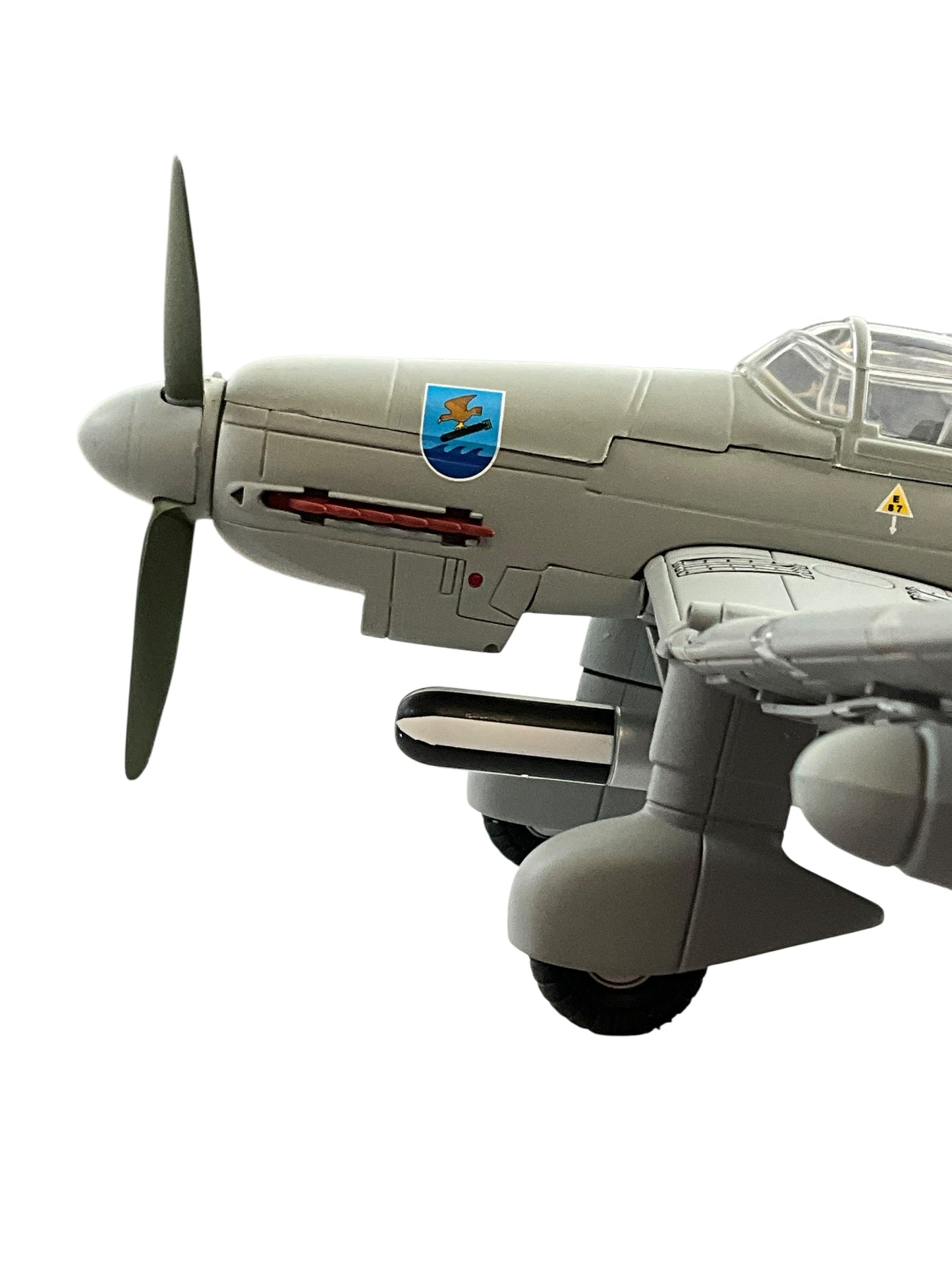 1/48 Armour/Franklin Mint (ART.98056//B11B261) Junkers JU87D Stuka (61+A83) Sea Grey Camo "Torpedo Flieger" WWII Deutsch's Reich Luftwaffe (Limited Edition)