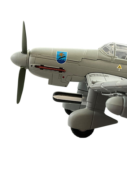 1/48 Armour/Franklin Mint (ART.98056//B11B261) Junkers JU87D Stuka (61+A83) Sea Grey Camo "Torpedo Flieger" WWII Deutsch's Reich Luftwaffe (Limited Edition)