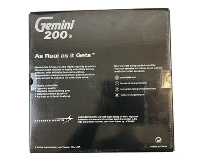 1/200 Gemini200 (G2AFO1135) Lockheed C5M Super Galaxy (50009) 433rd AW Lackland AFB Texas (AFNS)  U.S.A.F. (Limited Edition) 2024 Release