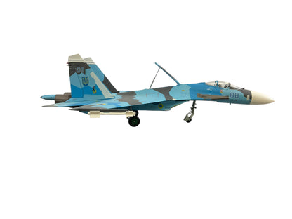 Ukrainian Air Force Sukhoi Su-27 Flanker JC Wings 1:72 Scale Die Cast Model NIB