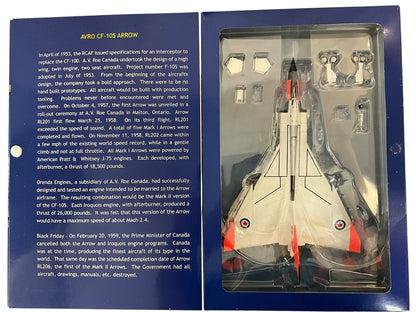 1/72 (HobbyMaster) Canadian Warplane Heritage Museum (CWH001) Avro (Canada) CF105 Arrow (25203) RL203 (Limited Edition of 3000)