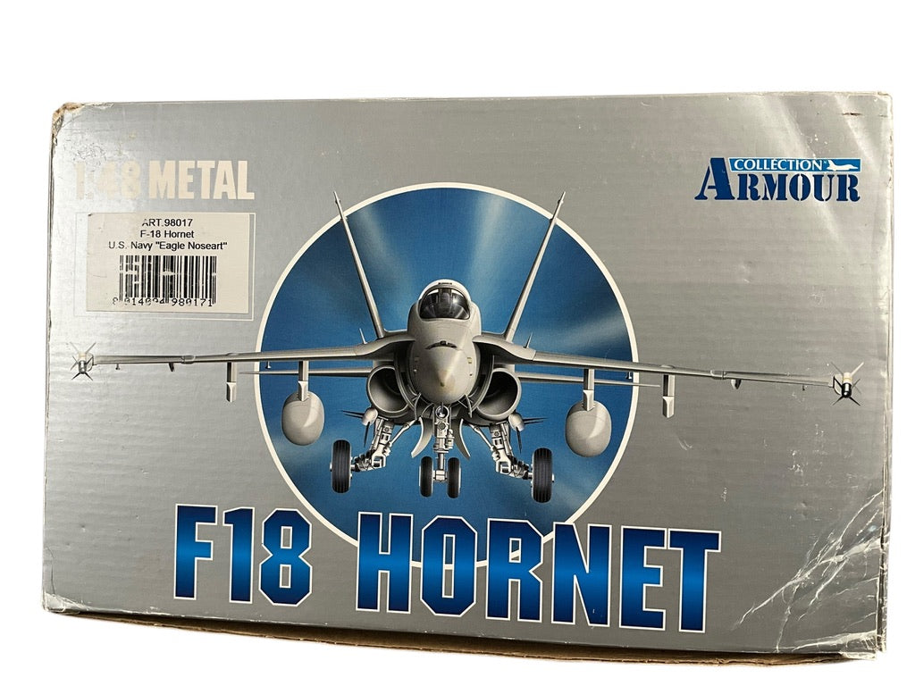 1/48 Armour/Franklin Mint (Art.98017 / B11B200) McDonnell Douglas F18C Hornet (400 / 163758) "Chippy Ho" USS Independence VFA-195 "Dam Busters" 1943-1995 U.S.Navy (Limited Edition)