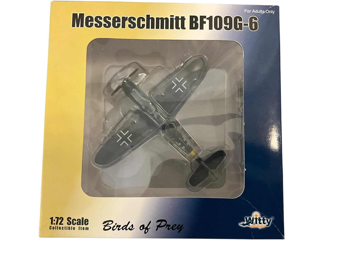 1/72 Witty Wings (WTW72-003-01) Messerschmitt Bf109G-6 (Double Cevron 5) "Chistl" flown by Gerhard Barkhorn, JG52,  WWII, Drittes Reich Luftwaffe (Limited Edition)
