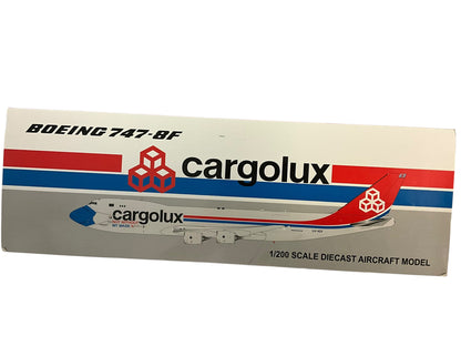 1/200 JC Wings (XX20079C) Boeing B747-8F (LX-VCF) "Not Without My Mask" (Interactive Series) Cargolux (Limited Edition) 2021 Release