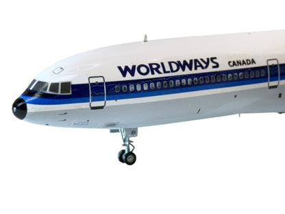 1/200 (SM200) SEATTLE-MODELS (SM2-1011-003) LOCKHEED L1011-385-50 TRISTAR (C-GIES) - White &amp; Blue with Aluminum Belly WWA Livery - Inflight200 Mold - WORLDWAYS CANADA (LIMITED EDITION of ONLY 20)