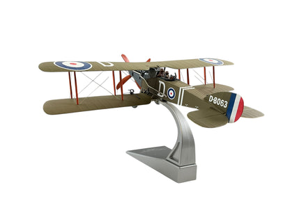 1/48 CORGI (AA28801) BRISTOL F2B FIGHTER (D-8063) - Royal Flight - William George "Billy" Barker - Villavera, Italy Sept 1918 - No. 139 Sqdn - ROYAL AIRFORCE (LIMTED EDITION #1855 of ONLY 1900)