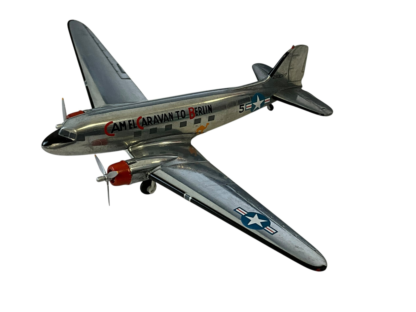 1/200 Herpa (550765) Douglas C47 (DC3) Dakota (2934087) Camel Caravan to Berlin U.S.A.F. (Limited Edition)