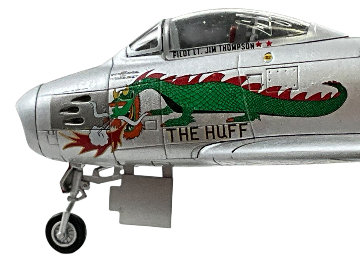 1/72 HobbyMaster (HA4301) North American F86F Sabre (FU897 c/n 12897) "The Huff" flown by Lt. Jim Thompson (2 Kills) 1953 Suwon AB, South Korea, 39th FS, 51st FW,  U.S.A.F. (Limited Edition of 2000)