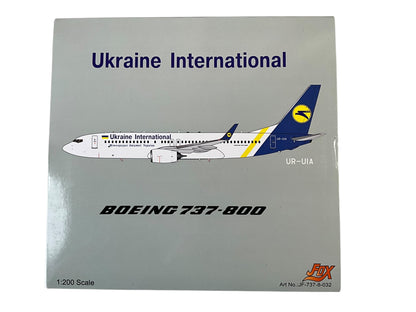 1/200 (Inflight200) J-Fox (JF-737-8-032) Boeing B737-800 (UR-UIA) Ukraine International Airlines (Limited Edition) 2020 Release