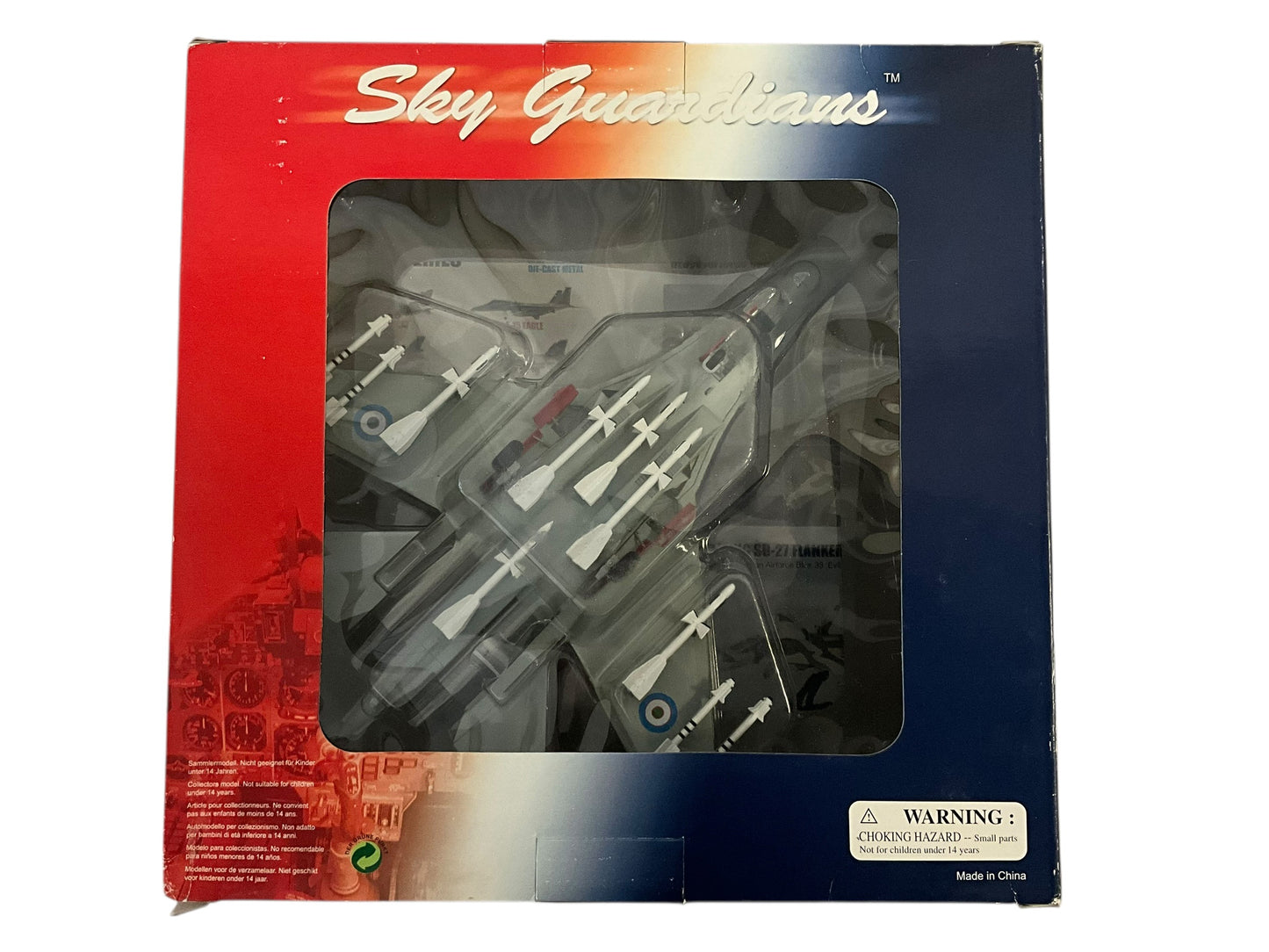 1/72 (Witty Wings) Sky Guardians (WTW-72-014-008) Sukhoi SU27 Flanker-B (White 21) Green/Tan/Grey Splotch Pattern Camo, Chirchik AB, 59th Fighter-Bomber Aviation Regiment, Uzbek Air Force (Limited Edition) 2001 Release