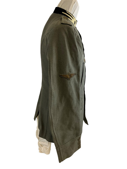 WW1 Italian Italy Army Air Force Field Grey Officers Tunic Jacket Uniform with Observers Wing