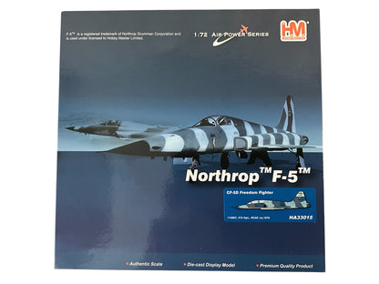 1/72 Hobbymaster (HA33015) Canadair CF5D Freedom Fighter (116807) 3 Tone Blue & Grey Camo 1979  419 "Moose" Sqdn, Canadian Armed Forces (Limited Edition) 2026 Release