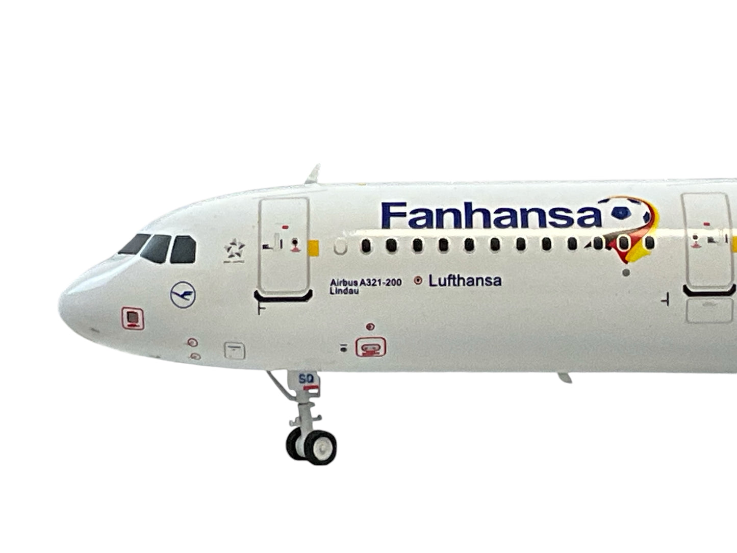 1/200 (Inflight200) J-Fox (JF-A321-024) Airbus A321-200 "Lindau" (D-AISQ) "Fanhansa Mannschaftsflieger" 7th Livery  Lufthansa (Limited Edition)