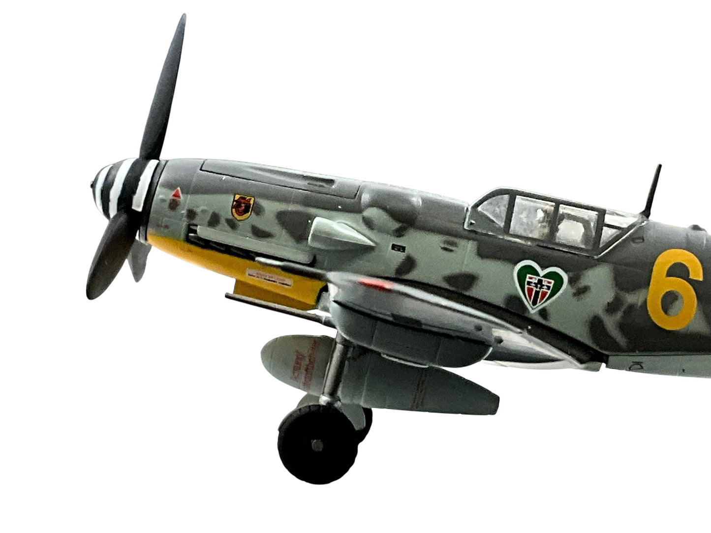 1/72 Witty Wings (WTW72-003-007) Messerschmitt Bf109G-6 (Yellow 6) flown by Obfw. Heinrich Bartels, II/J27, JG54, WWII, Drittes Reich, Luftwaffe (Limited Edition)