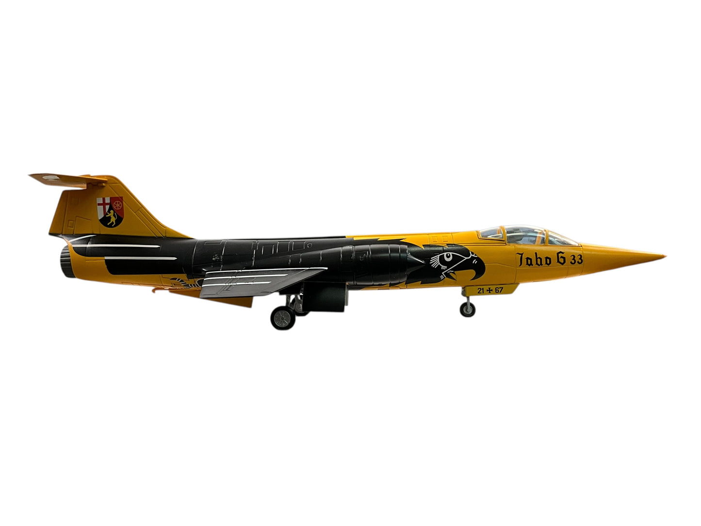 1/48 Franklin Mint/Armour (B11B548 / 98306) Lockheed (Messerschmitt) F104G Starfighter (21+67) Buchel AB 1985, JBG33 Deutsche Bundes Luftwaffe (Limited Edition)