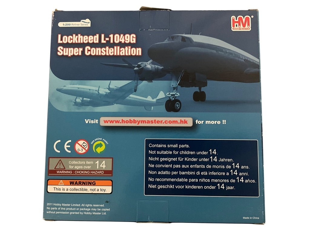 1/200 HobbyMaster (HL9017) Lockheed EC-121R Constellation (67-21487) "Da Nang Glider" June 1969, Korat RTAFB, Thailand, 553rd RS, 553rd RW. U.S.A.F. (Limited Edition of 500)