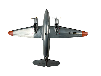 1/200 Western Models (AC2CFNAE) Curtiss C46A Commando (CF-NAE) "Nordair Canada"  Polished Aluminum with White & Blue NDA Livery, Nordair (Limited Edition of Only 200)